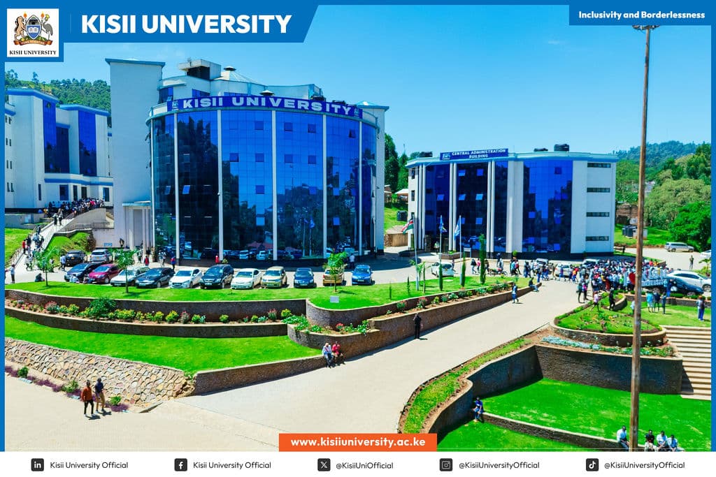 Kisii University campus aerial view