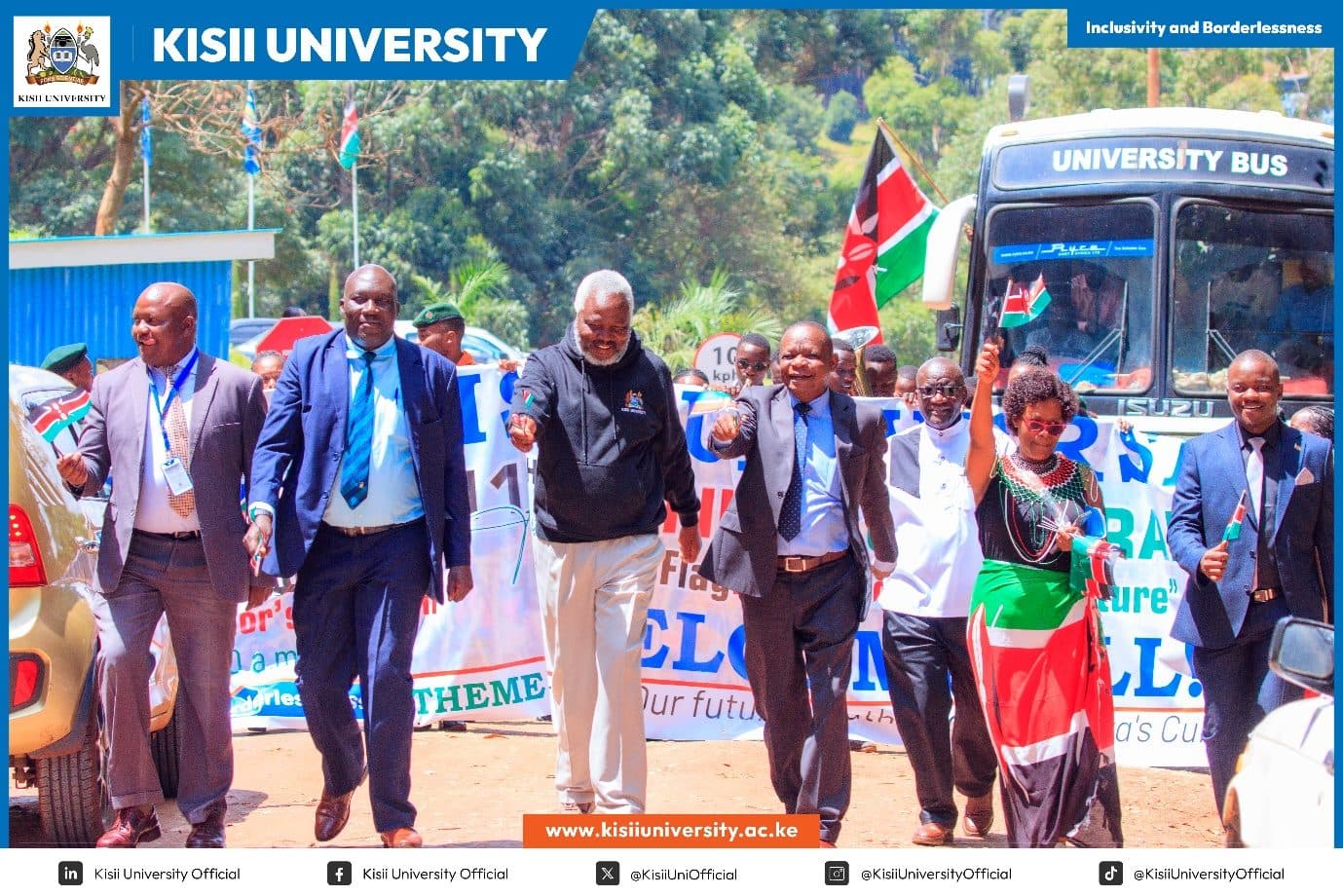 Procession at the 11th Kisii University Cultural Festival
